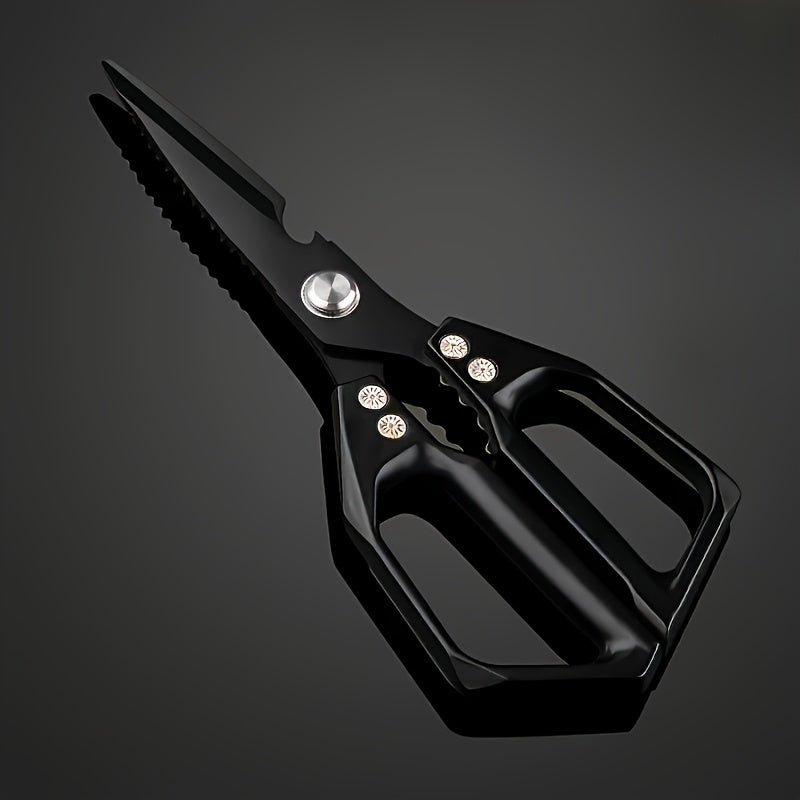 Japanese Style SK5 Kitchen Scissors Set Black Titanium Stainless Steel Multi-Functional Household Cutting