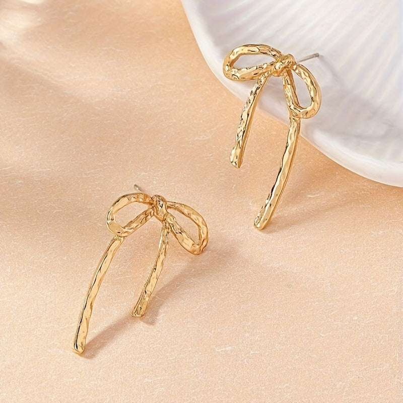 Ayollar uchun minimalistik geometrik kamonli sirg‘alar, kumush, zamonaviy zargarlik buyumlari