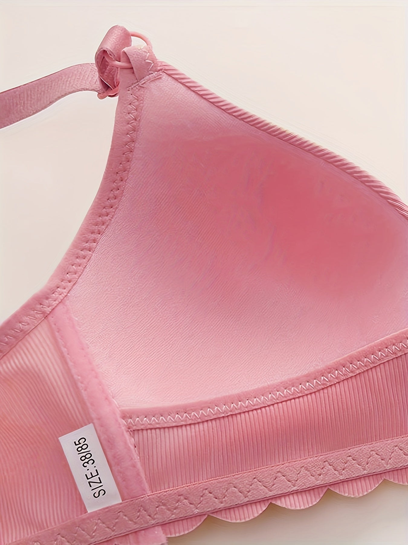 Women's Medium Stretch Solid Ruffle Nursing Maternity Bra for Breastfeeding