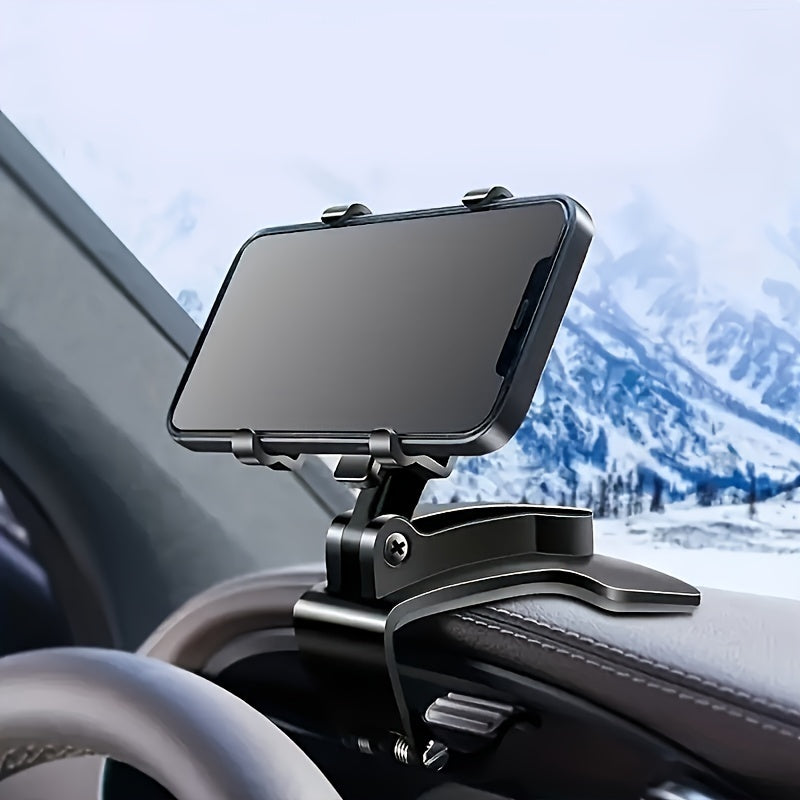 Universal Adjustable Car Dashboard Mount ABS Waterproof Phone Holder with Rotatable Support