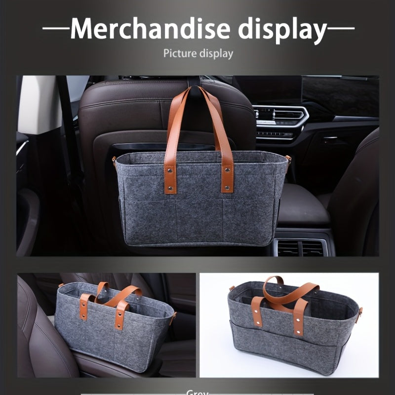 Folding Storage Bag Car Trunk Hanging Basket Portable Organizer Multifunctional