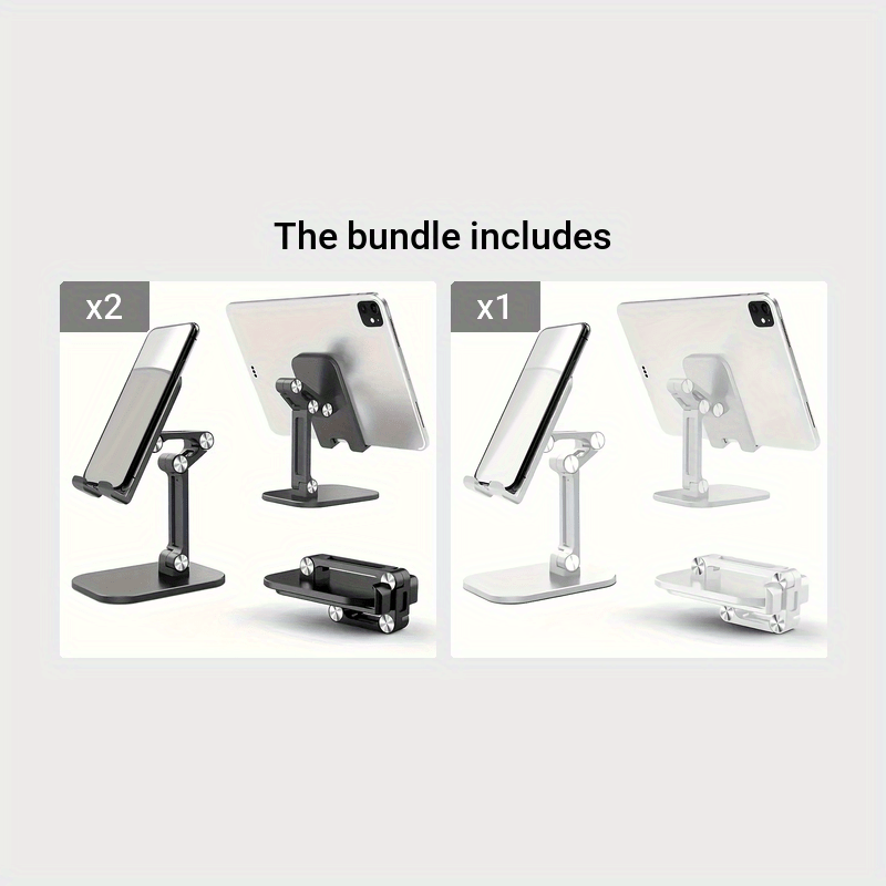 Foldable Adjustable Phone and Tablet Stand for Smartphones and Tablets 11.94cm-33.02cm