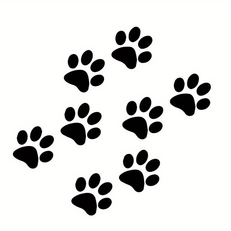 Наклейка на автомобиль с отпечатком лапы уличного кота, водонепроницаемый декаль, след животного, украшение для лодки