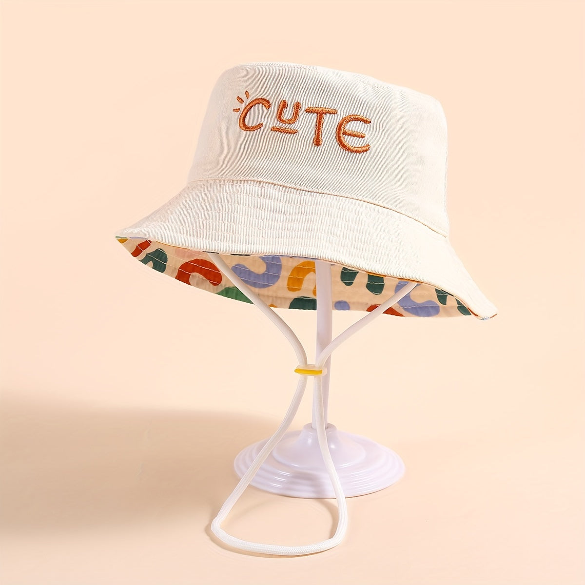 Kids Fisherman Hat with Wide Brim Sun Protection Cotton for Boys and Girls