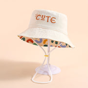 Kids Fisherman Hat with Wide Brim Sun Protection Cotton for Boys and Girls