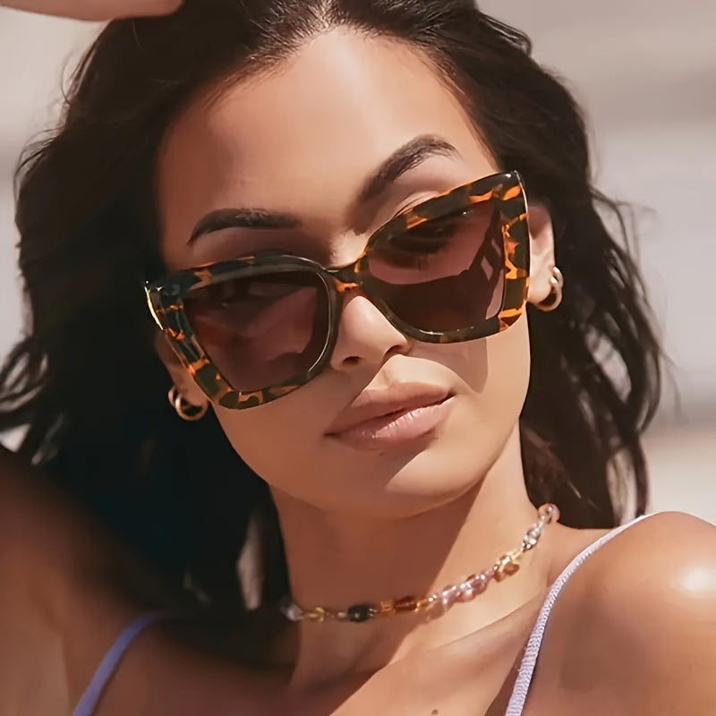 Gafas de ojo de gato para mujer, de policarbonato, gafas de moda para uso casual