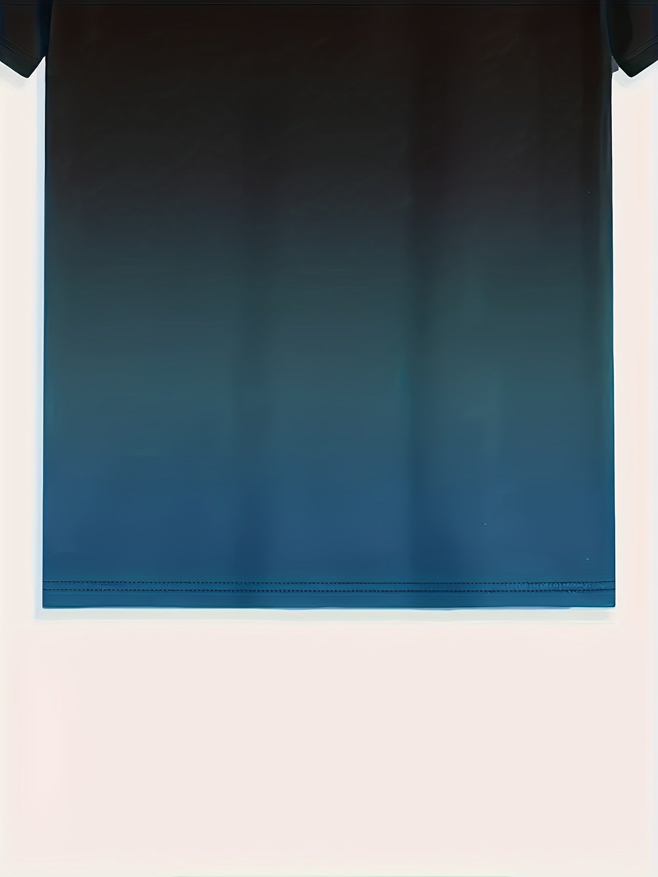 Набор из 5 повседневных коротких рукавов для мужчин больших размеров с градиентным цветом и круглым вырезом