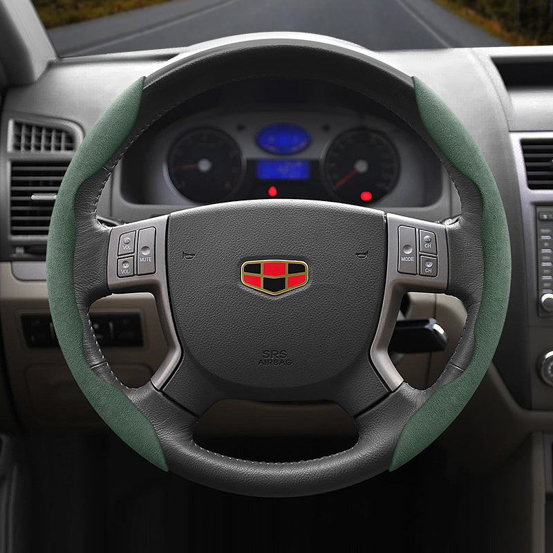 Universal Fleece Anti-Slip Ultra-Thin Steering Wheel Cover for All Seasons