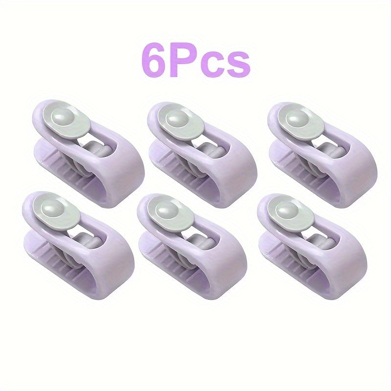 6/12 Piece Blanket Clips Set Non-Slip Quilt Holders for Blankets Clothes Curtains