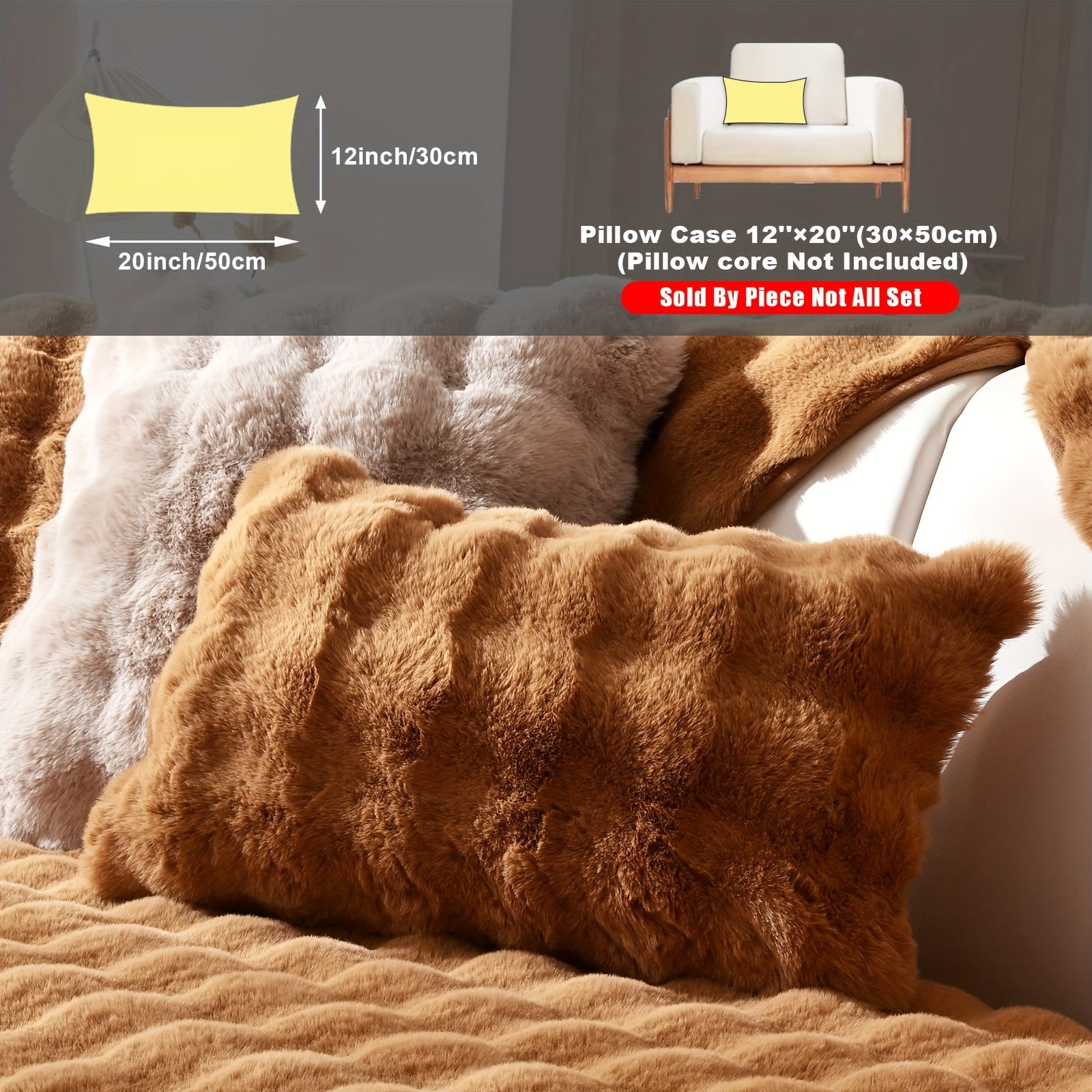 Накидка на диван из флиса для 2-4 местных диванов в 8 цветах, моющаяся в машине, дружелюбная к питомцам, современный дизайн