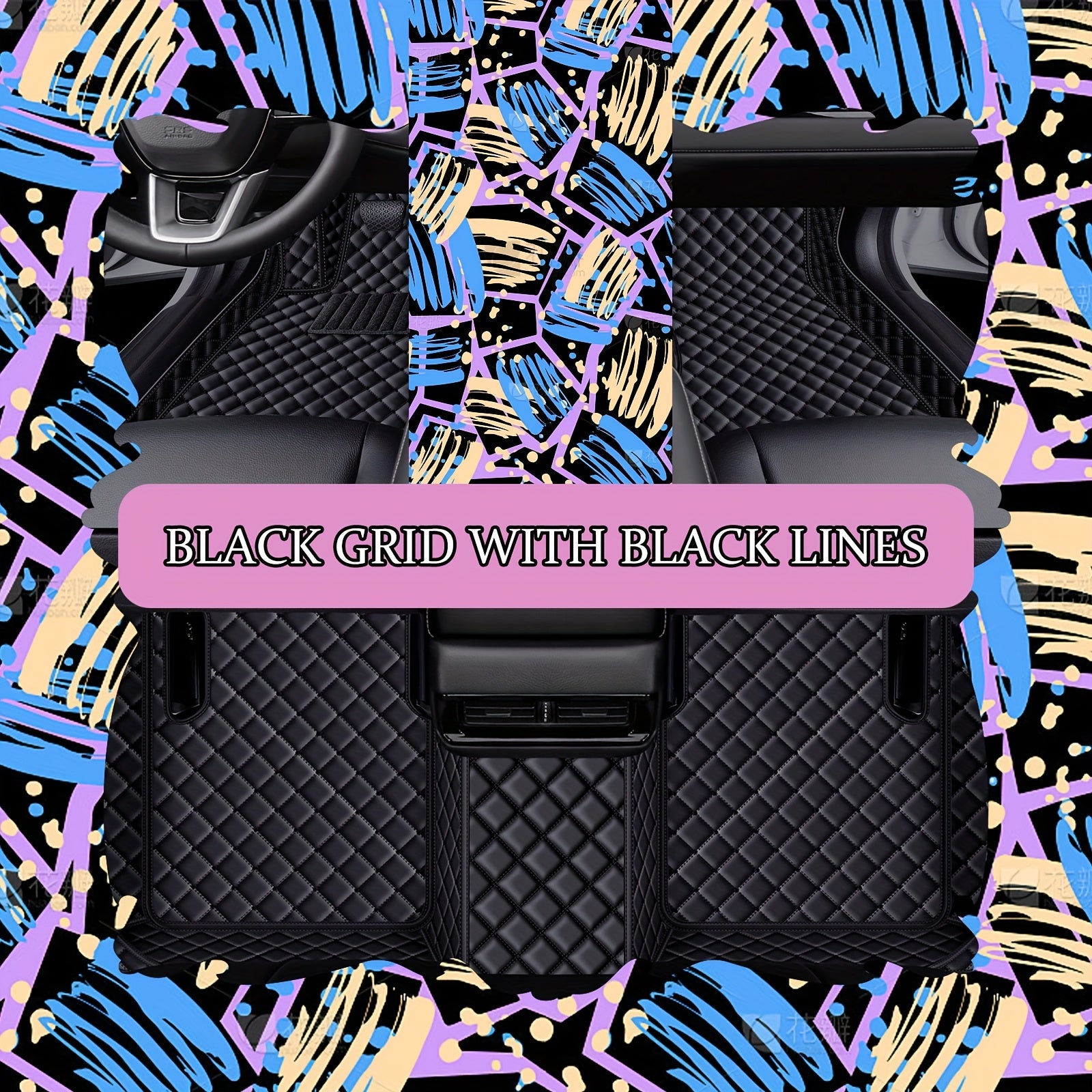 Luxury Faux Leather Car Mats Set for Exeed 2021-2023 Left-Hand Drive