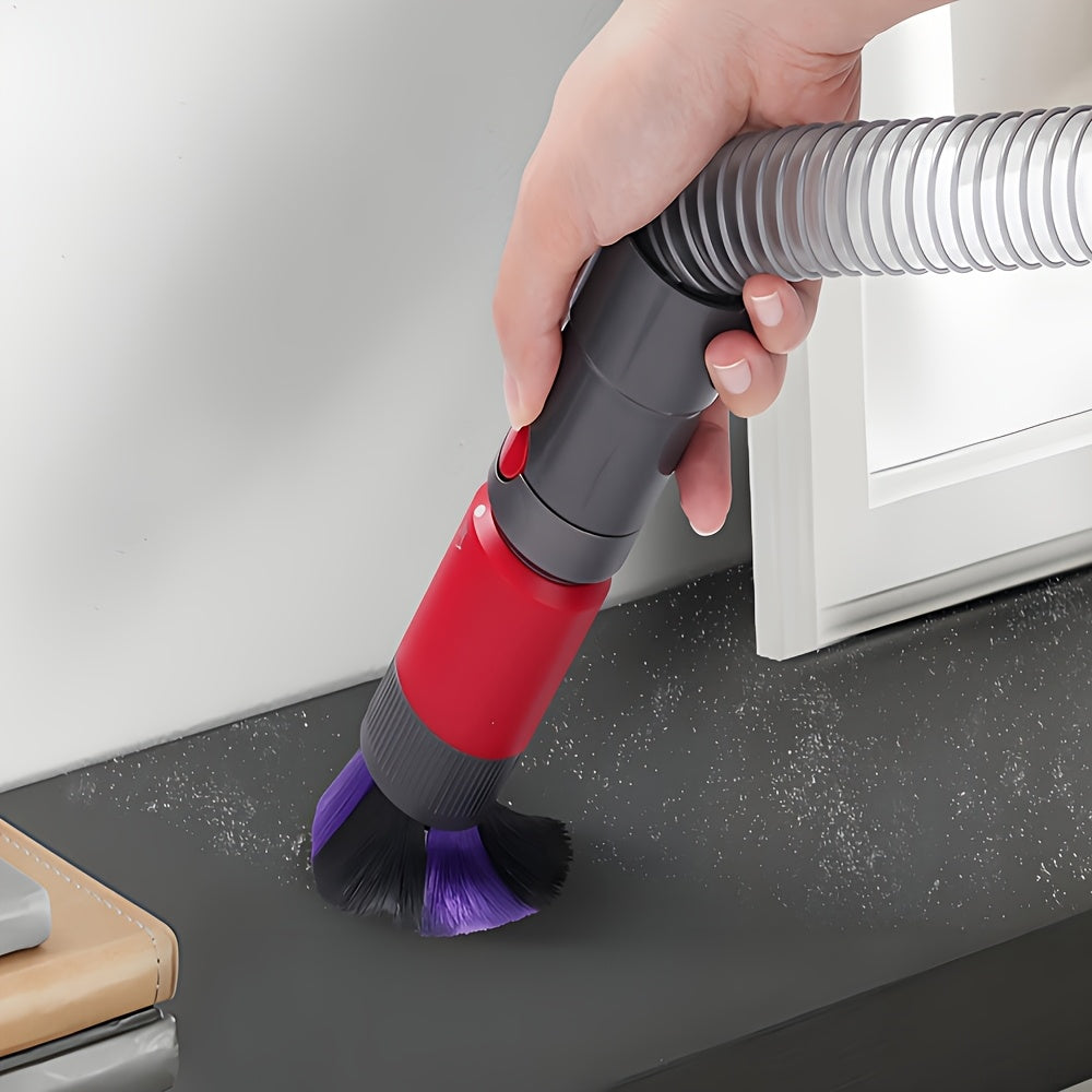 Dyson V7/V8/V10/V11/V15 vakuum modellari uchun mini chang cho'tkasi va moslashuvchan quvur ulanish to'plami. Qo'l bilan ishlatiladigan simsiz vakuumlar bilan mos keladi, zaryad qilinmagan va batareya kiritilmagan.