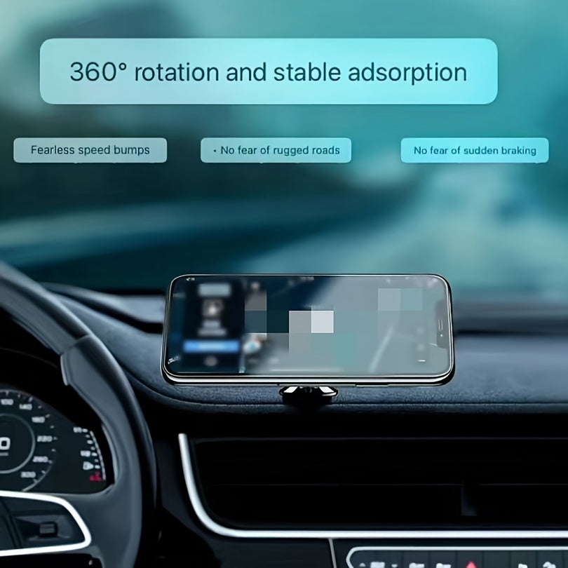 Universal Magnetic Car Phone Holder Metal Air Vent Mount 360 Degree Rotation