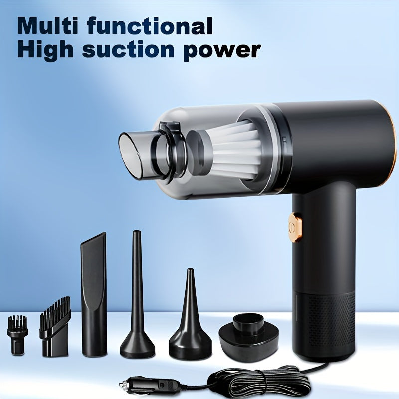 Aspiradora de mano 3 en 1 multifuncional para coche, húmedo y seco, con herramienta para rendijas