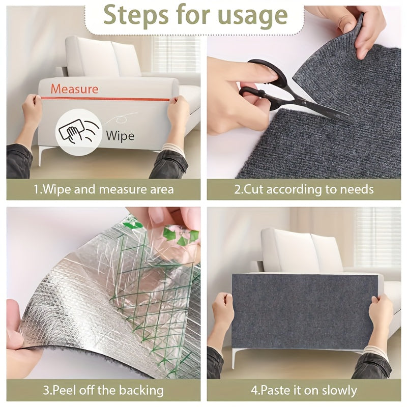 Durable Adhesive Cat Scratching Mat Roll for Furniture Protection