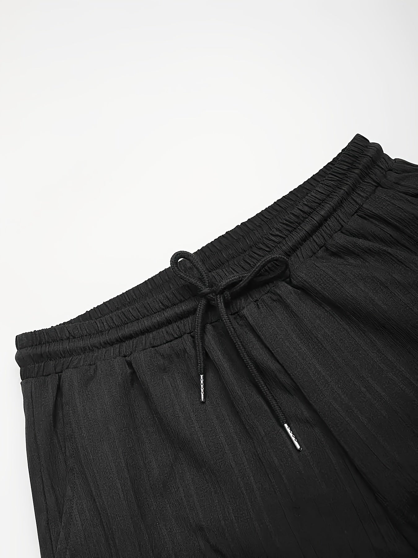 Men's Plus Size Casual Suit with V-Neck Polyester Solid Color Regular Fit