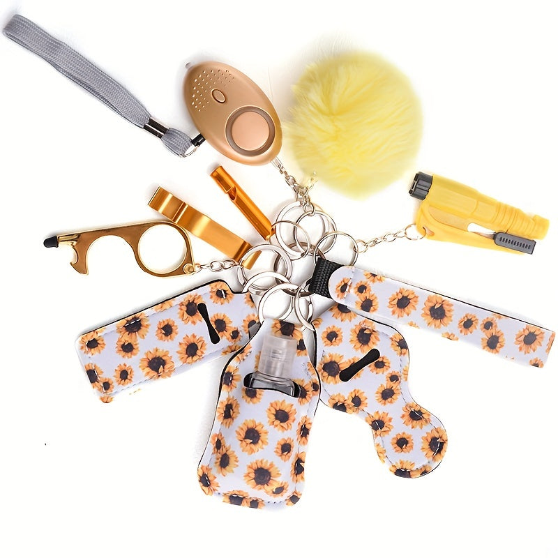 Self-Defense Kit for Women, Personal Alarm, Safety Accessories, 10-Piece Set