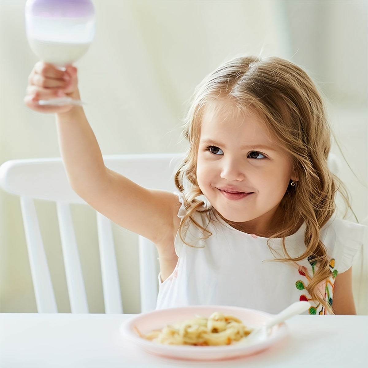 Vaso de plástico para fiesta con tapa 1 paquete para jugo leche agua entrenamiento cumpleaños