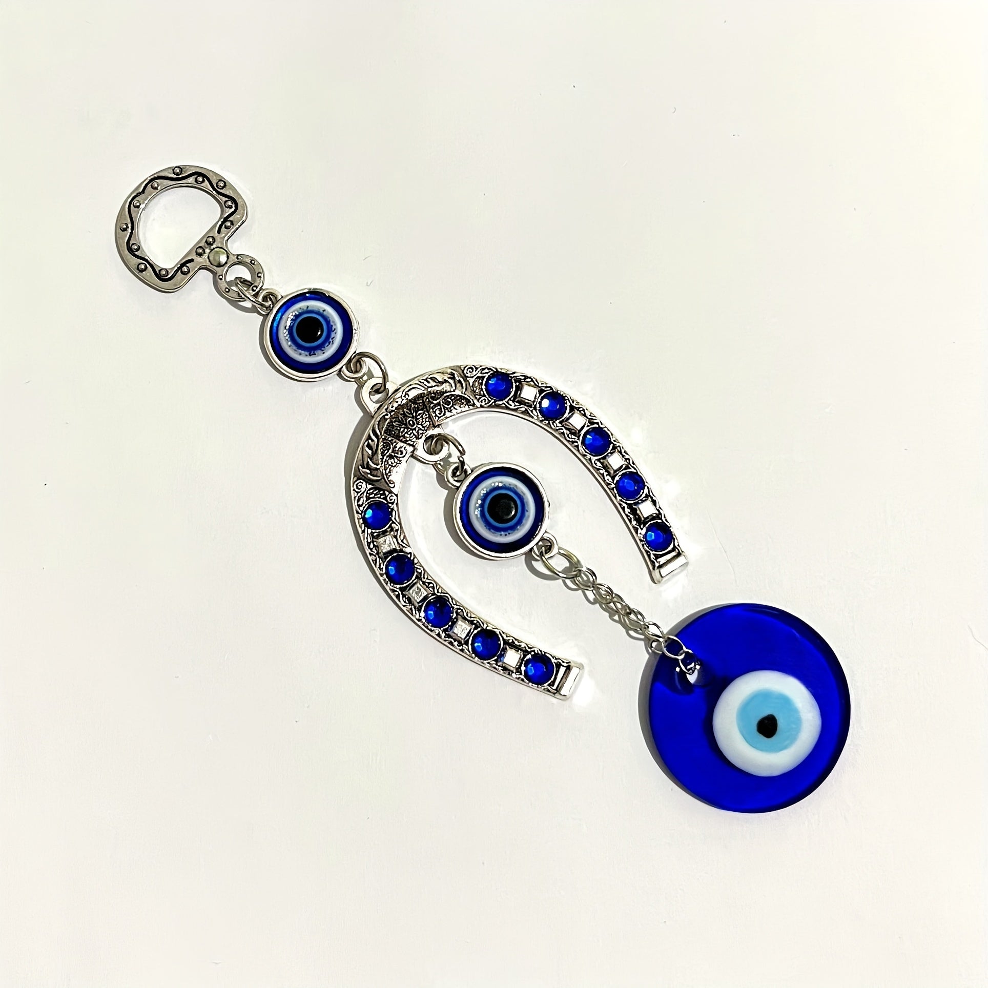 Blue Eye Jewelry Devil's Eye Pendant for Car Home Decoration Keychain Gift