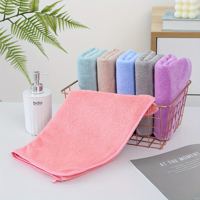 Juego de 6 toallas de mano de microfibra absorbentes, de secado rápido, ligeras, 34.8x74.9cm