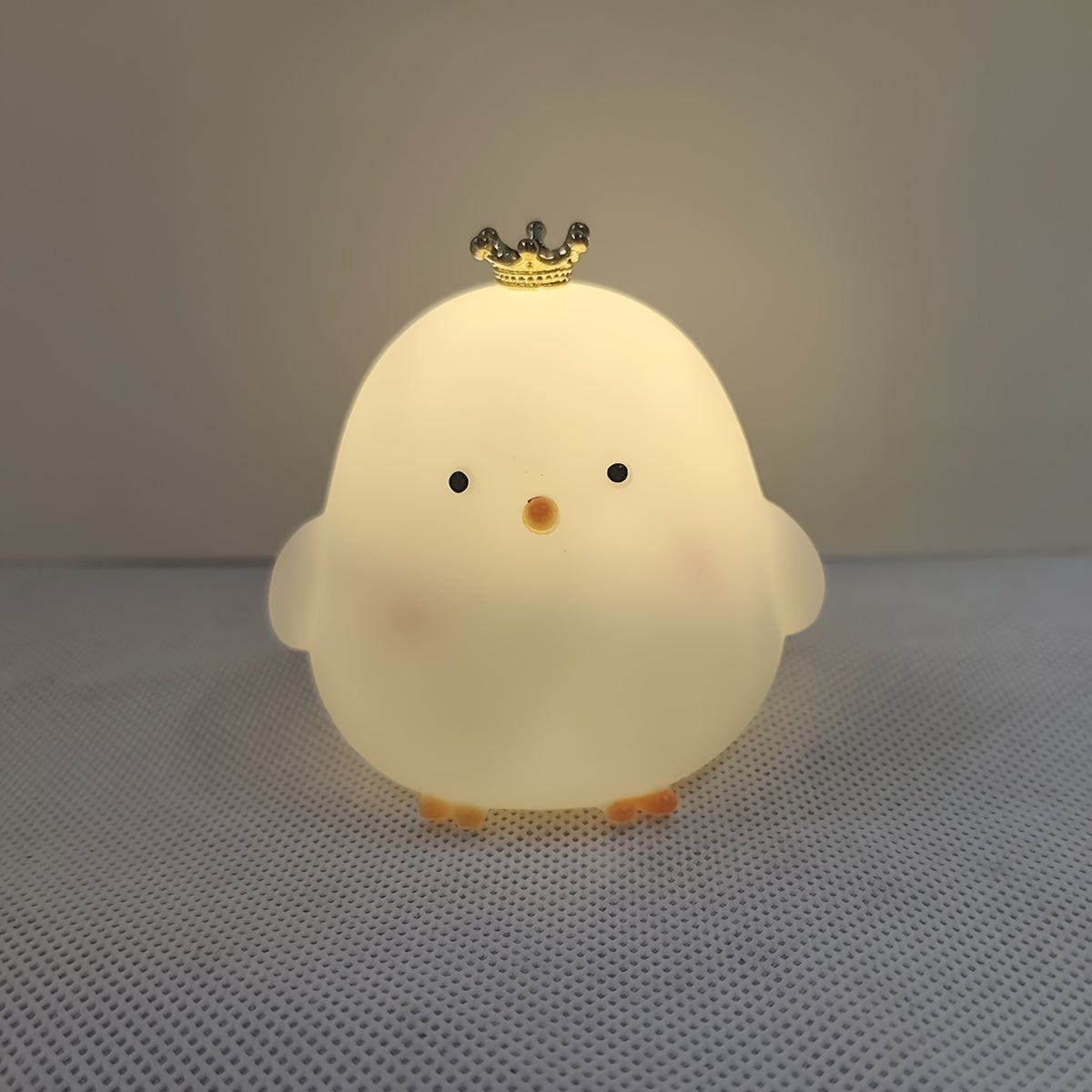 Minimalist Chicken LED Tabletop Lamp Battery-Powered Night Light for Bedroom Office