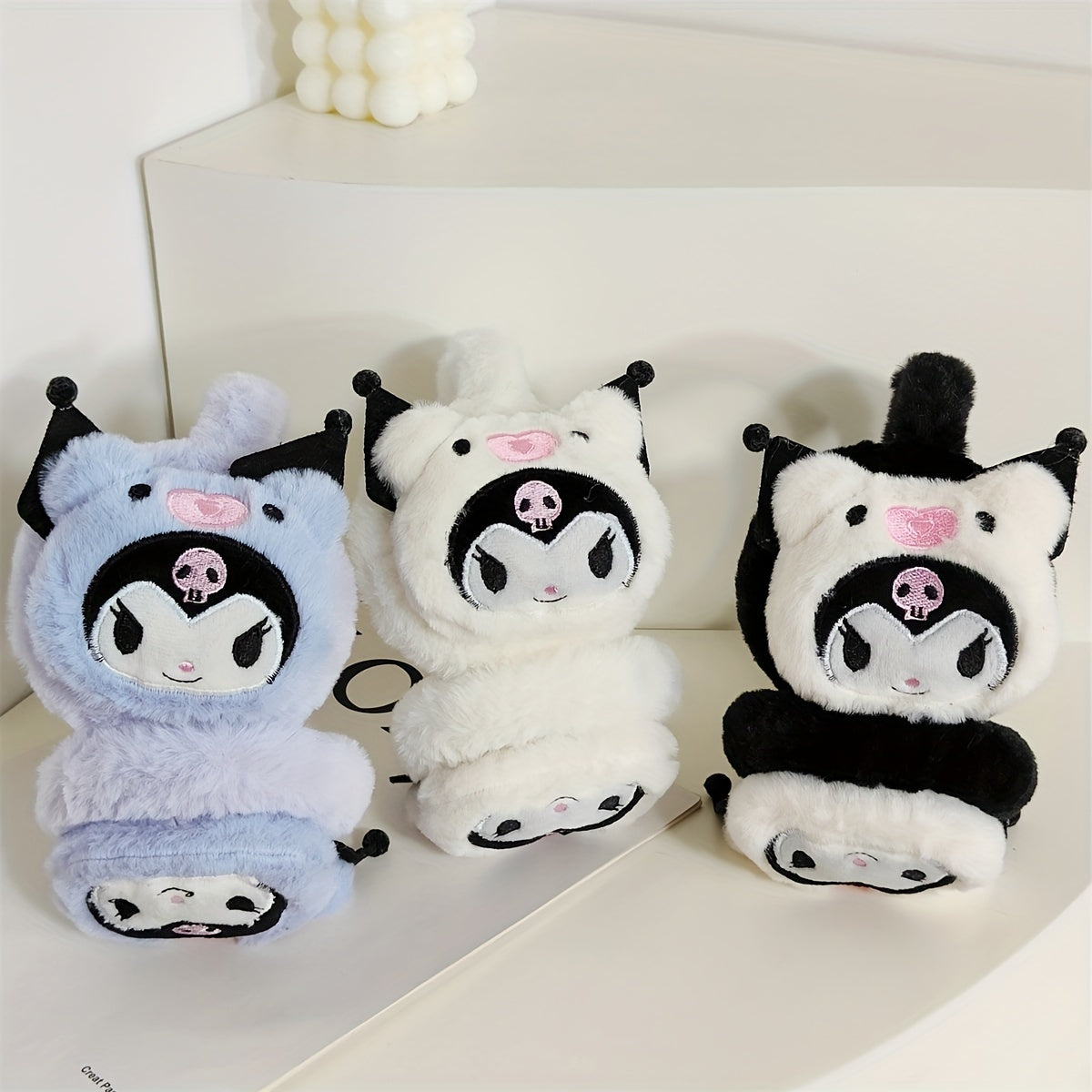 Plush Earmuffs for Cold Weather, Cartoon Style, Warm and Cute Ear Protection