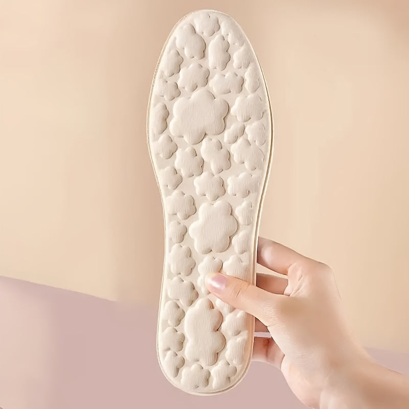 Memory Foam Insoles with Arch Support and Shock Absorption for High Heels and Sneakers