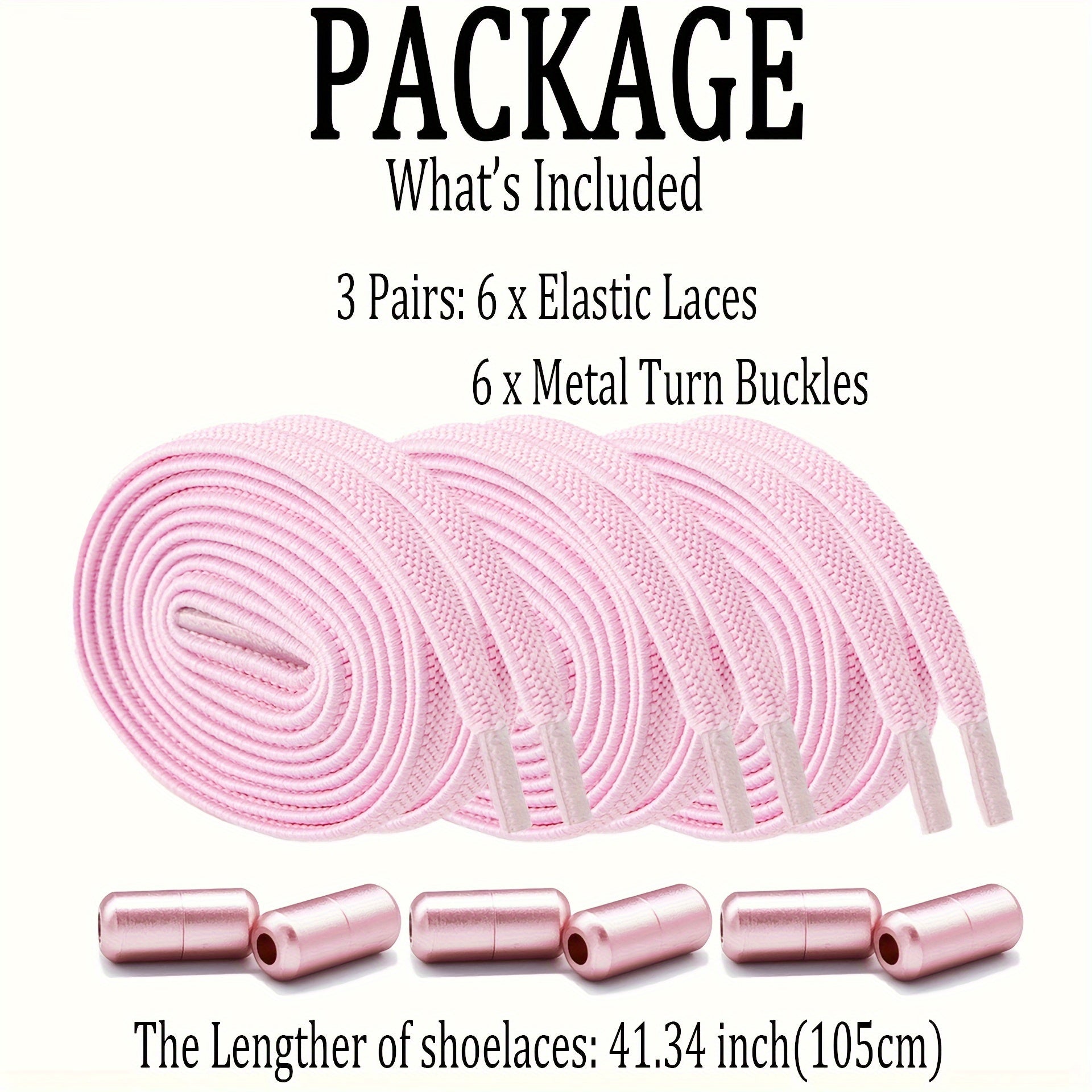 Unisex Elastic Lace-Up Shoelaces 6mm Flat Colorful No-Tie Sports Casual