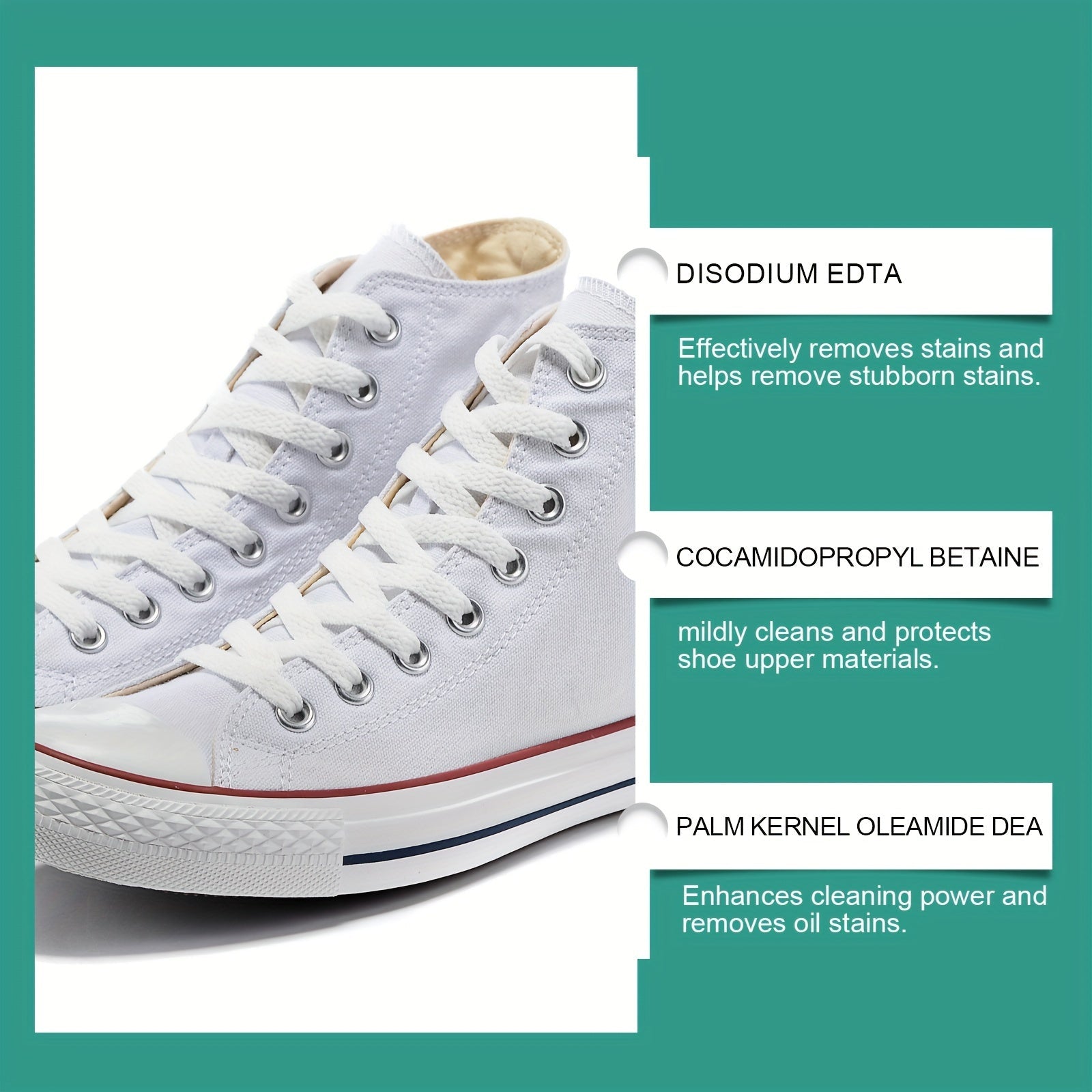 Limpiador multifuncional de espuma para zapatos 100ml Eliminación rápida de manchas Aclara los zapatos