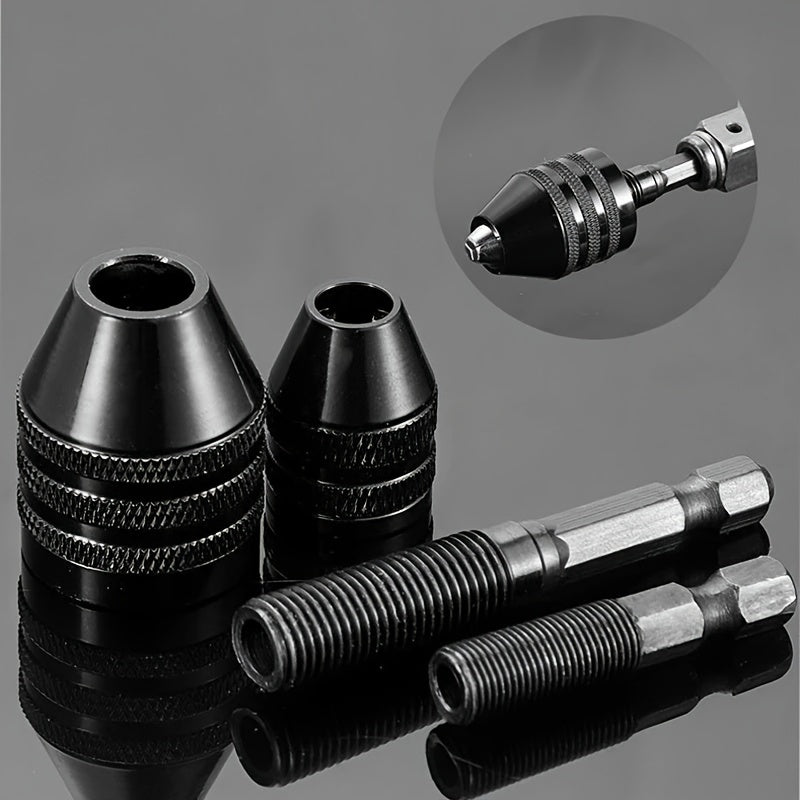 Mini Keyless Drill Chuck 0.3-8mm Self-Tighten Electric Drill Bits Adapter