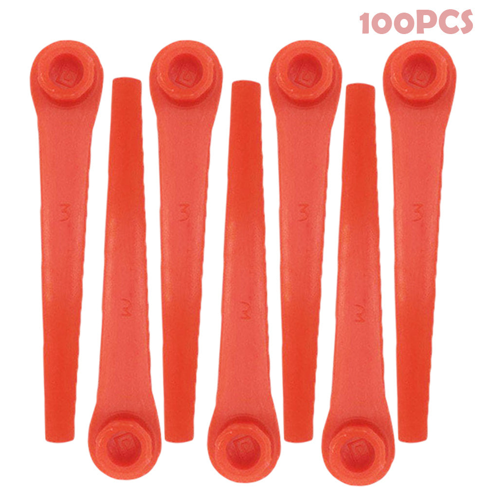 Lawn Trimmers Red Plastic Blades for Precision Cutting Gardening Tool Accessories
