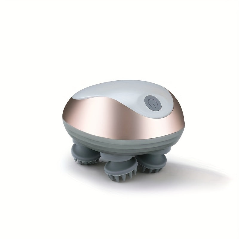 Qayta zaryadlanadigan elektr bosh massajeri, tebranuvchi boshni bo'sashtirish, USB orqali zaryadlash, 500mAh litiy batareyasi, xavfsiz 36V dizayni, kattalar va uy hayvonlari uchun portativ. Ergonomik, USB orqali qayta zaryadlanadigan bosh.