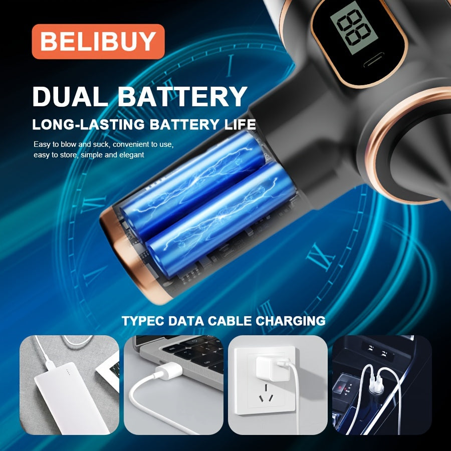 Cordless Handheld Vacuum Cleaner for Home and Car with Powerful Suction