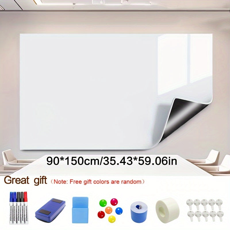 Uy yoki ofisda foydalanish uchun olib tashlanadigan magnit oq doska stikerlari, yozish va o'chirish oson. O'qitish va trening maqsadlari uchun mukammal.