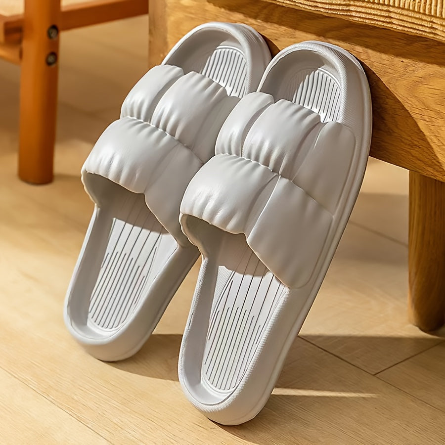 Unisex EVA Slip-On Slippers Indoor Outdoor Beach Bathroom Non-Slip Thin Sole