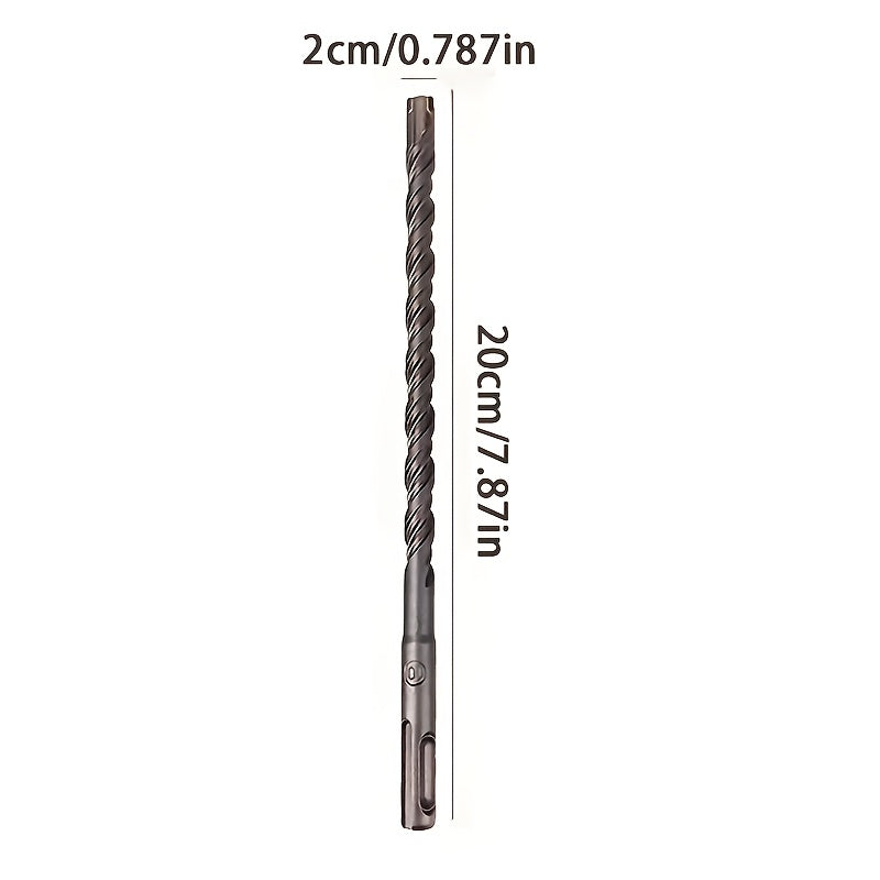 6-16mm Carbide Tip Hammer Drill Bit for Concrete Masonry 200mm