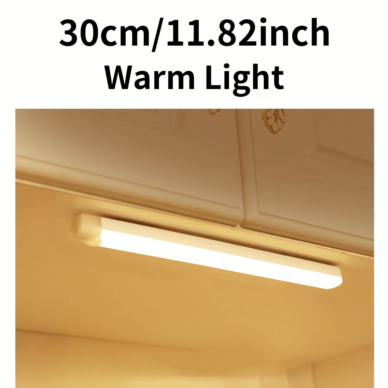 Rechargeable Indoor Motion Sensor Light with Touch Switch and Multiple Mounting Options