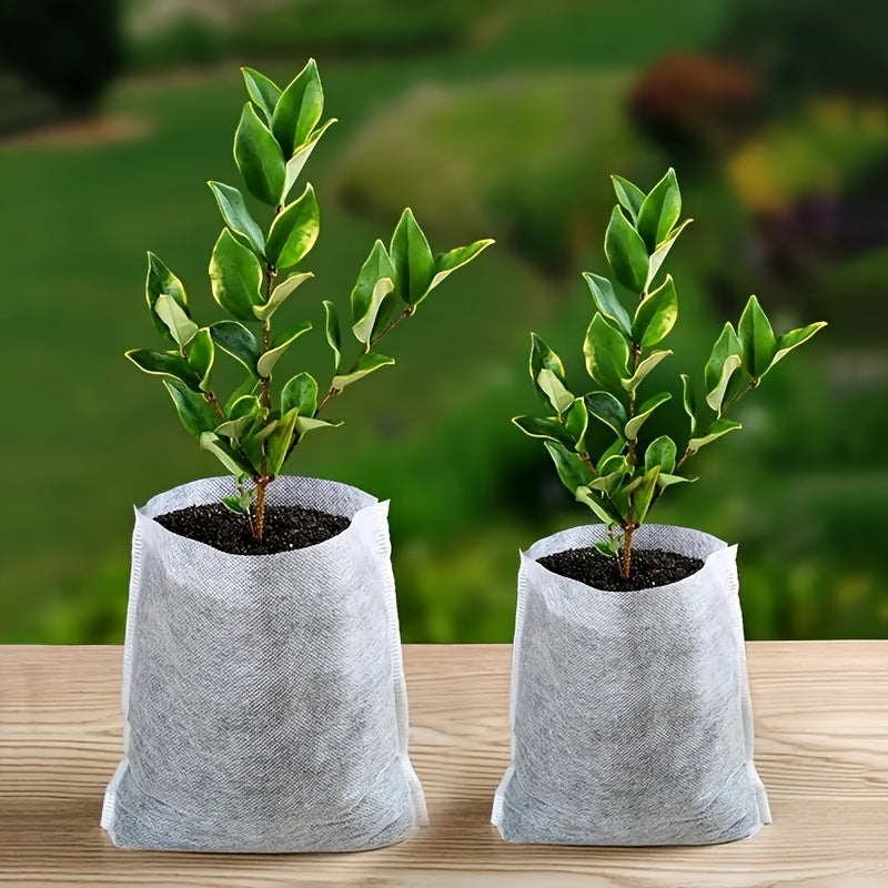 Biodegradable Seed Nursery Bags Non-Woven Grow Bags for Plants 3.15x3.94 Inches