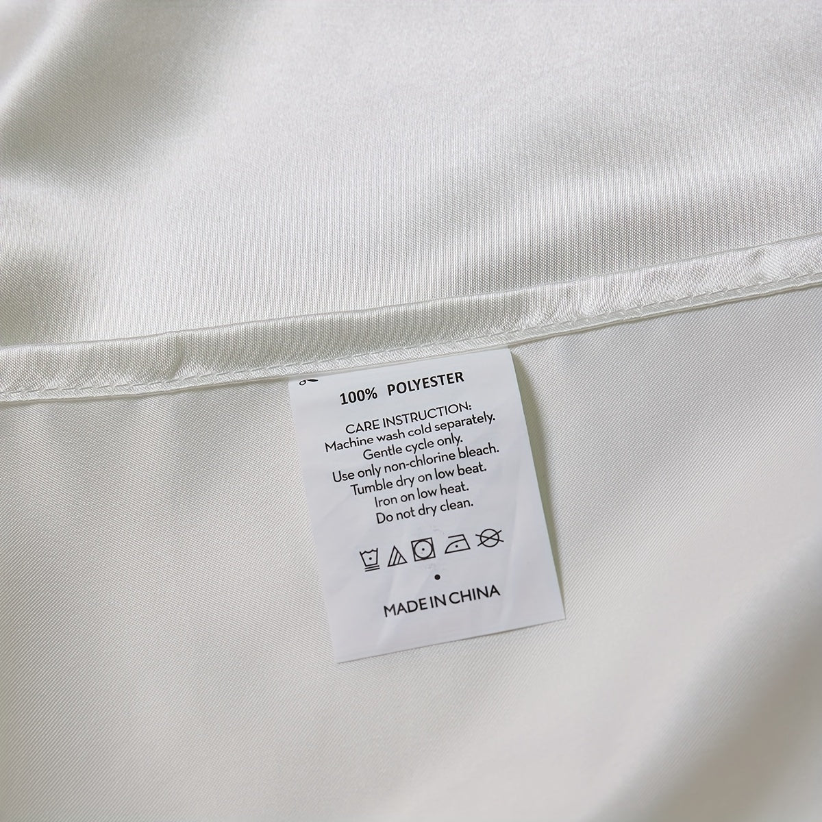 Set of 2 Satin Pillowcases in Multiple Colors Soft Airy Envelope Closure