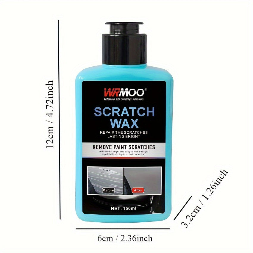 Car Scratch Wax Paste 150ml Long-Lasting Shine Gloss Enhancer Repair for All Paint Colors