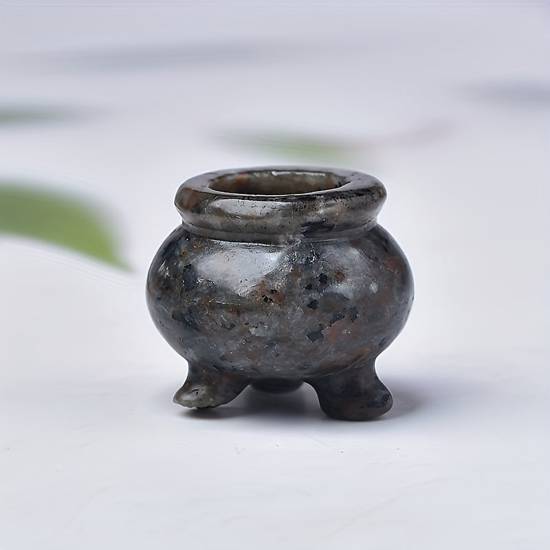 Натуральный подставка для благовоний из кварцевого кристалла с энергетическими камнями для домашнего декора