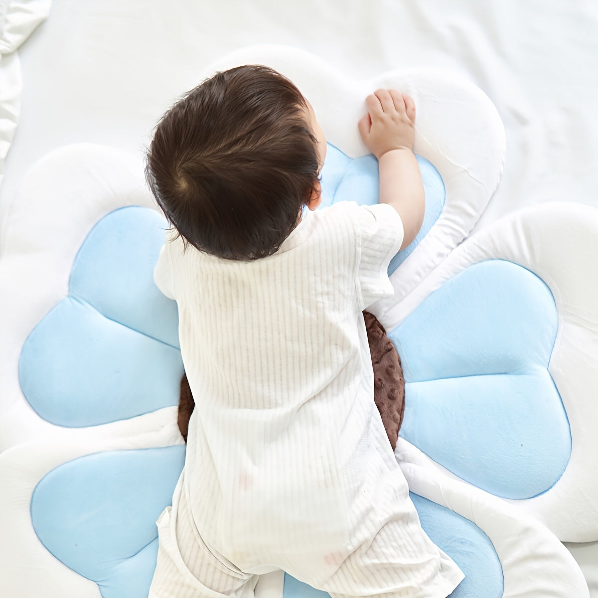 Flower Bath Mat with Cushioned Surface and Multi-Function Design