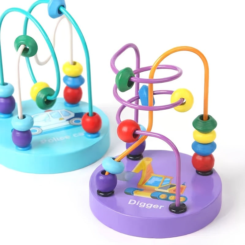 Wooden Parrot Puzzle Toy for Birds Enrichment Mental Stimulation Entertainment