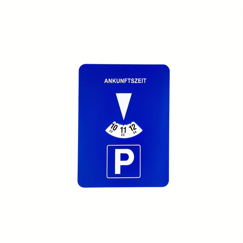 Digital Parking Timer Card Electronic Parking Sign Durable Plastic Car Accessory