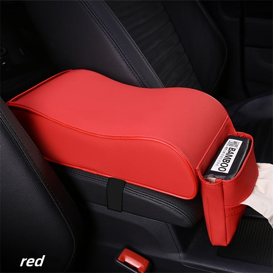 Universal Car Armrest Box Pad Cover with Storage Boost and Protection
