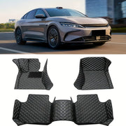 Full Coverage Faux Leather Car Floor Mats for All-Weather Use