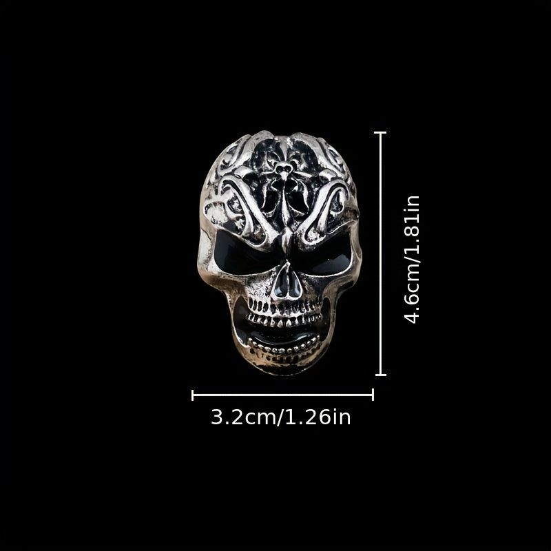 Ambientador de coche con diseño de calavera, aroma natural, perfume para coche, aromaterapia, clip