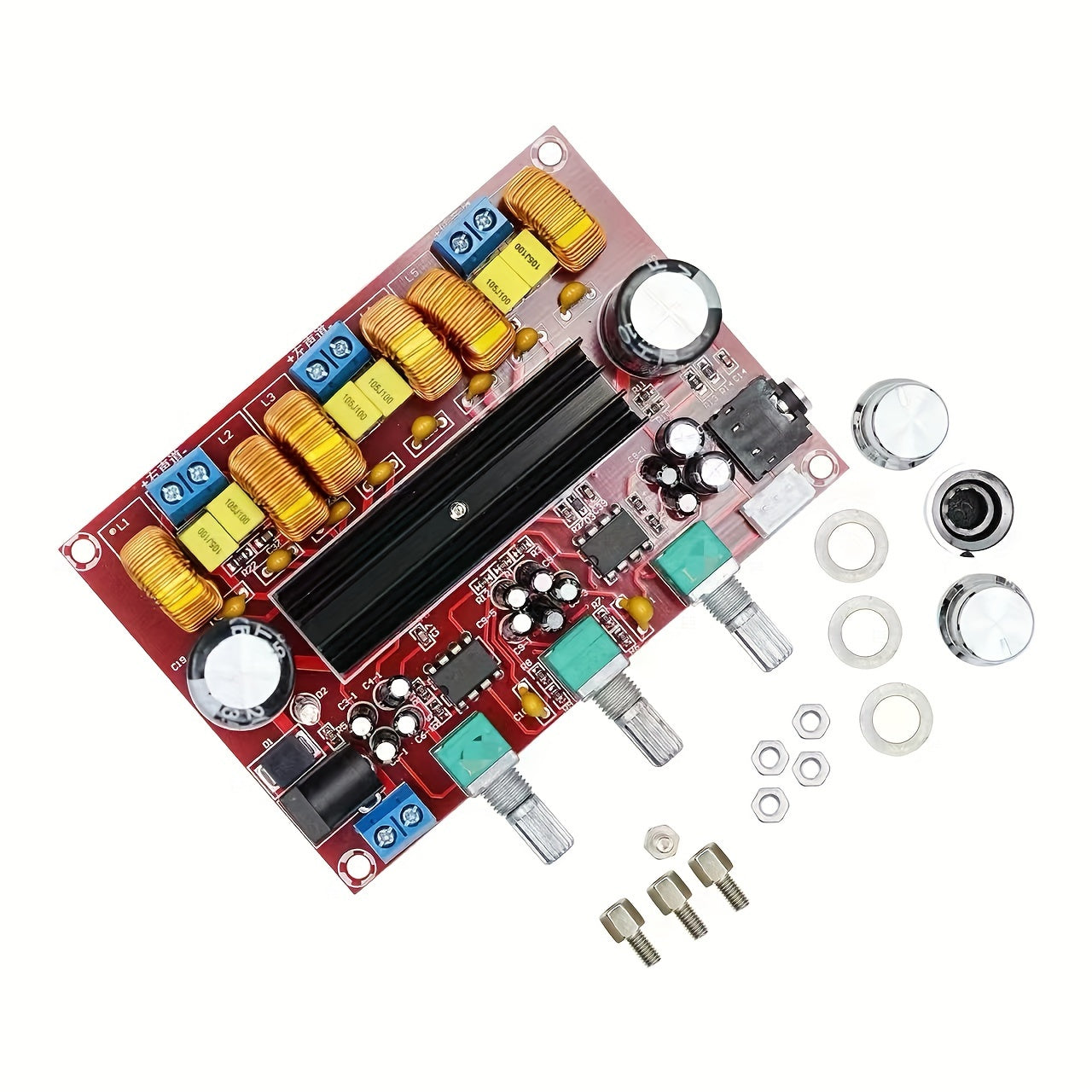 2.1 Channel Subwoofer Power Amplifier Module 12V-24V 100W 50W Digital Audio Board