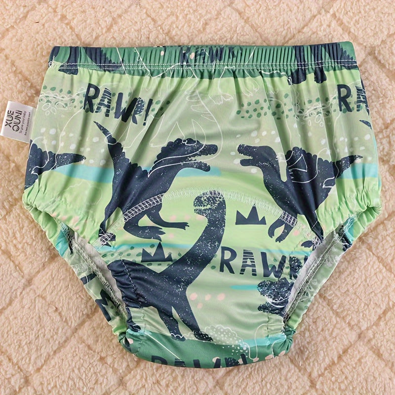 Reusable Baby Cloth Diapers 6-Pack Leakproof Pocket Training Pants for 0-3 Years