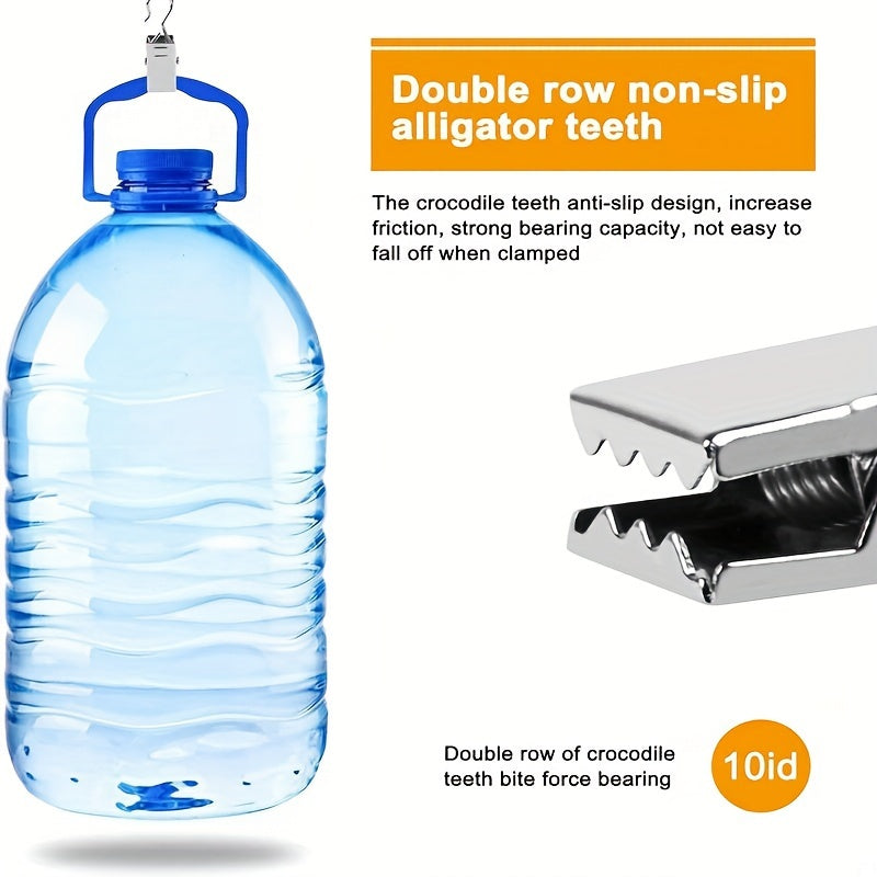 Set of 50 Metal Curtain Clips for Hanging Curtains and Window Treatments